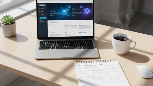 AI-nieuws filteren zonder ruis: zo maak je je eigen weekradar in 20 minuten